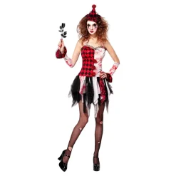 Harlequin Halloween Maskeraddräkt