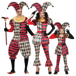 Harlequin Gycklare Barn Maskeraddräkt