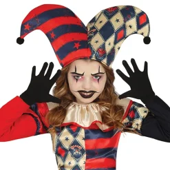 Harlequin Gycklare Barn Maskeraddräkt