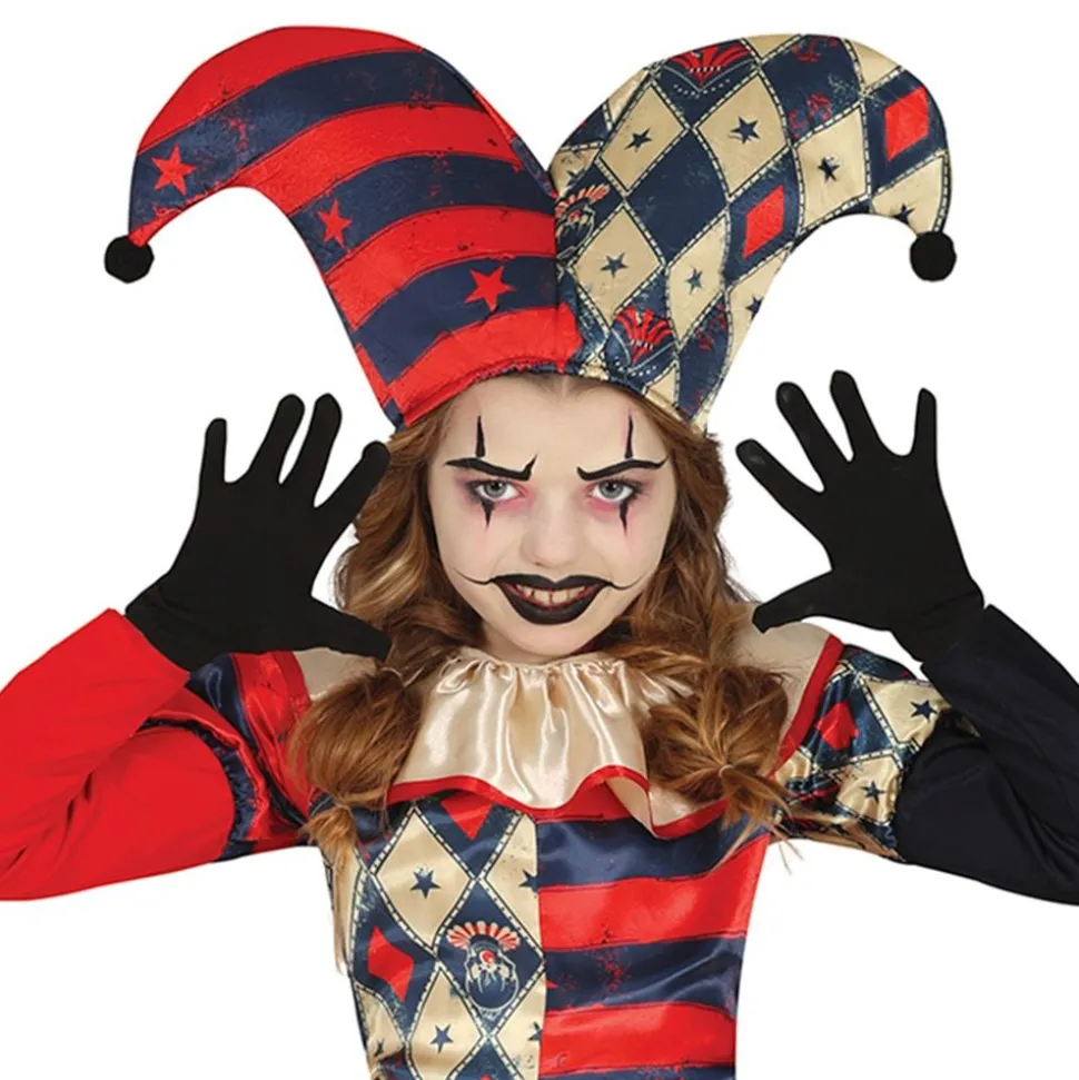 Harlequin Gycklare Barn Maskeraddräkt