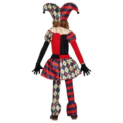 Harlequin Gycklare Barn Maskeraddräkt