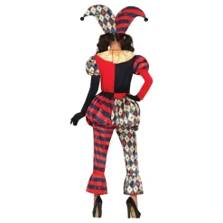 Harlequin Gycklare Dam Maskeraddräkt