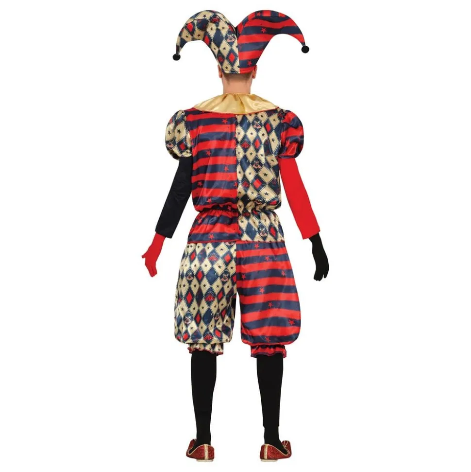 Harlequin Gycklare Maskeraddräkt