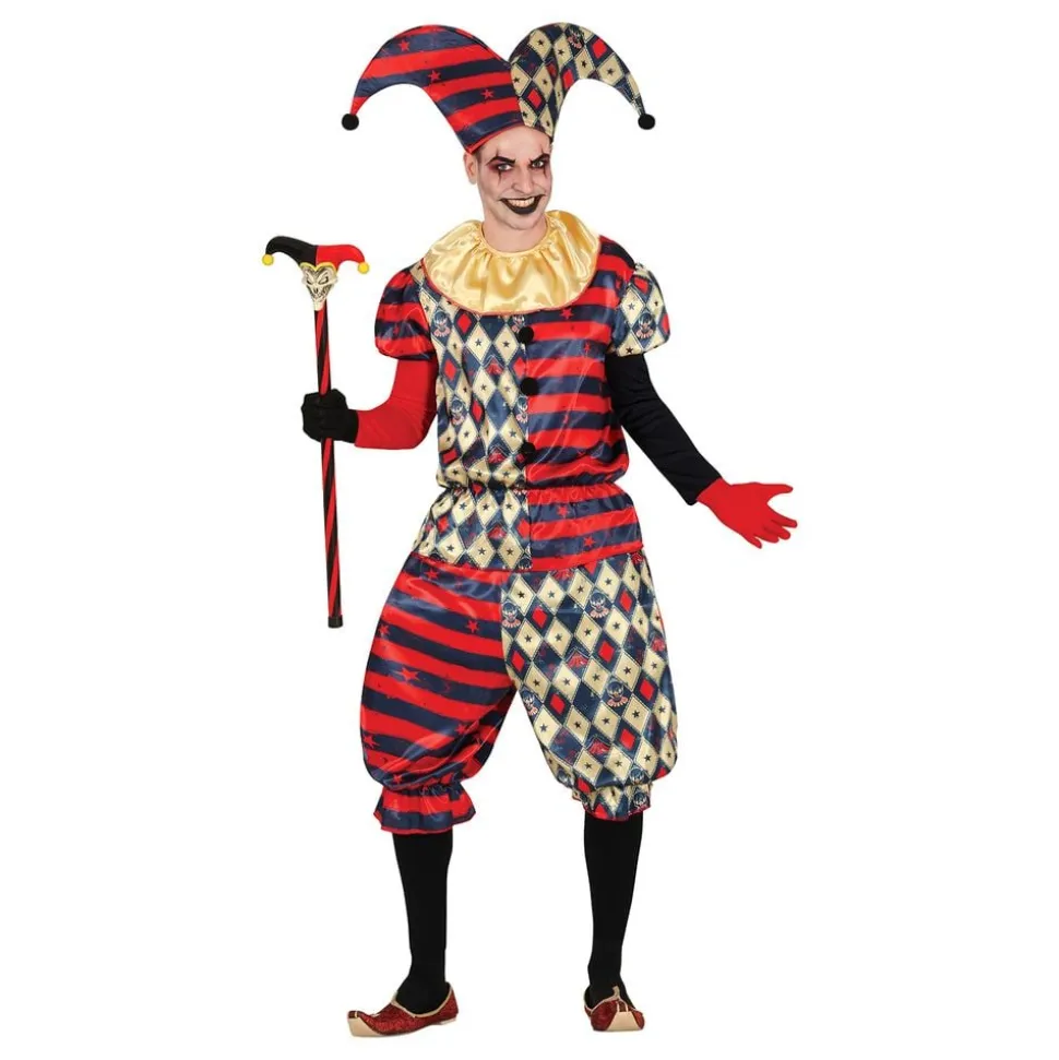 Harlequin Gycklare Maskeraddräkt