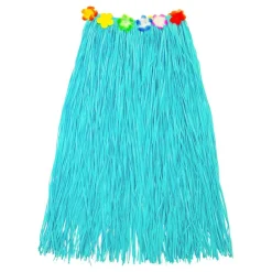 Hawaiikjol med Blommor Blå
