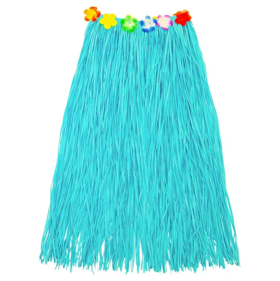 Hawaiikjol med Blommor Blå