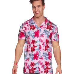 Hawaiiskjorta Flamingo