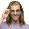 Hippieglasögon Stora Grön