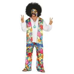 Hippie Regnbågsfärgad Maskeraddräkt