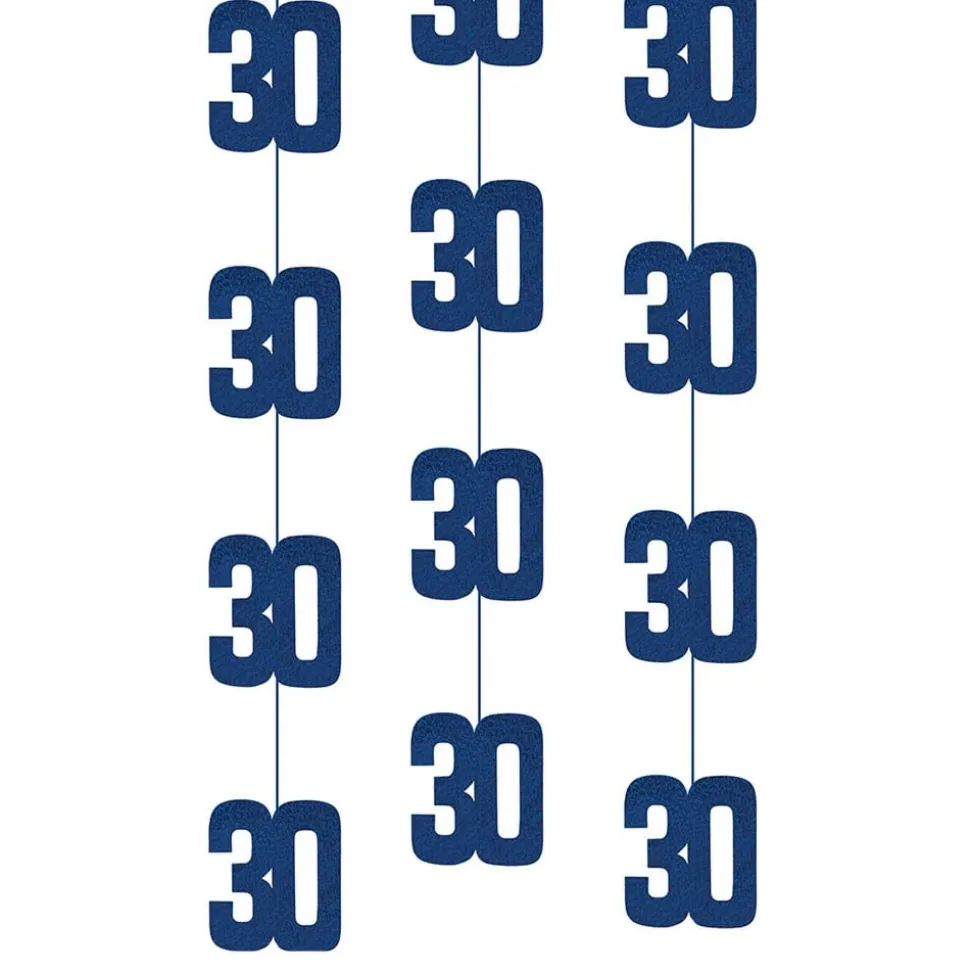 Hängande Dekorationer 30 Blå