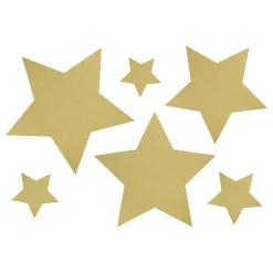 Hängande Dekoration Stjärnor Guld