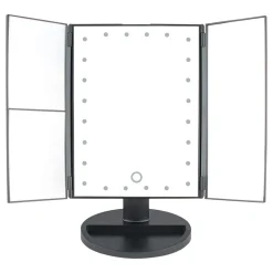 Hopfällbar Touchscreen LED Sminkspegel