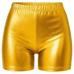 Hotpants Guld Metallic