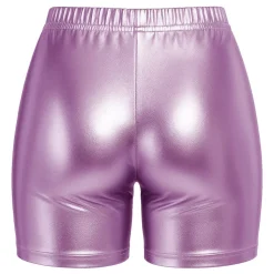 Hotpants Ljusrosa Metallic