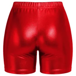 Hotpants Röd Metallic