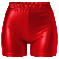 Hotpants Röd Metallic