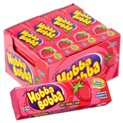 Hubba Bubba Jordgubb Storpack