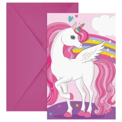 Inbjudningskort Unicorn