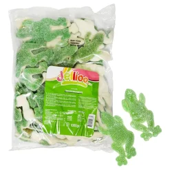 Jellioo Big Green Sour Frog Storpack