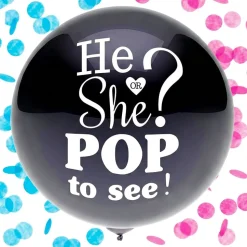 Jätteballong Gender Reveal He or She?