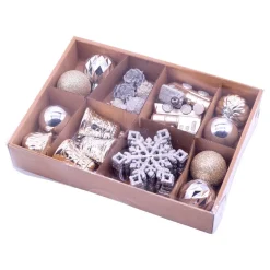 Julgranskulor Silver/Guld Mix