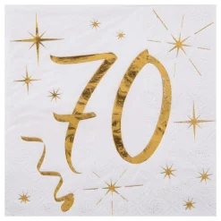 Kaffeservetter 70 Guld