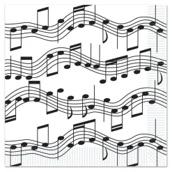 Kaffeservetter Musiknoter