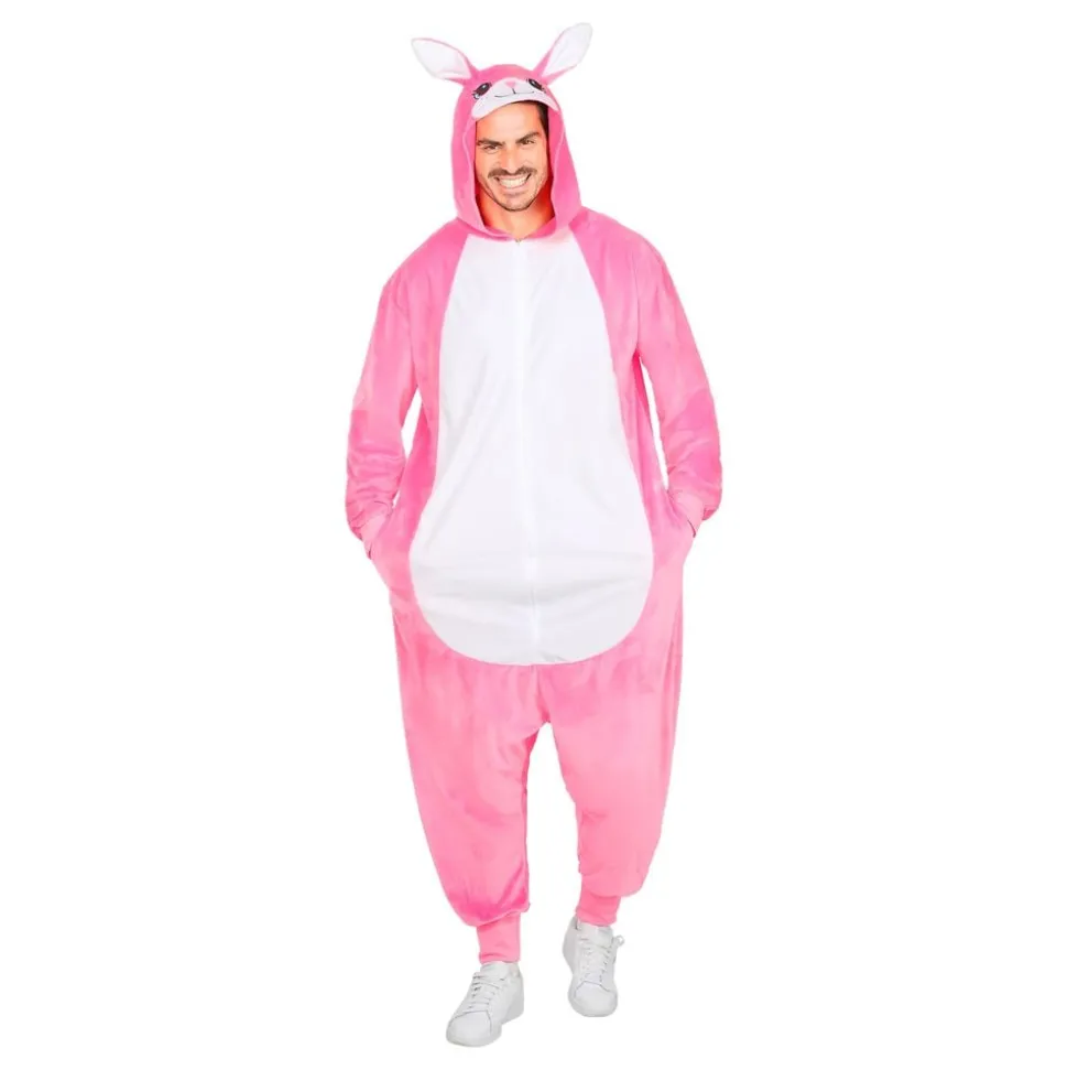 Kanin Rosa Onesie Maskeraddräkt