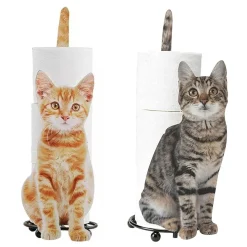 Katt Toalettpappershållare