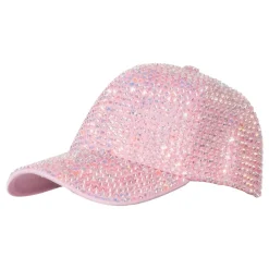 Keps med Stenar Rosa
