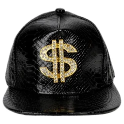 Keps Svart med Dollartecken