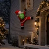 Klättrande Jultomte med LED Uppblåsbar