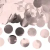 Konfetti Rund Roséguld Metallic