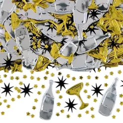 Konfetti Champagne Guld/Silver/Svart