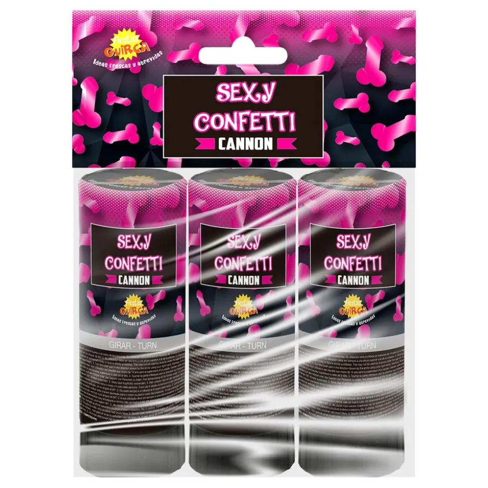 Konfettikanoner Penis Rosa