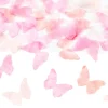 Konfettikanon Fjärilar Rosa
