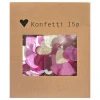 Konfetti Rödrosa Hjärtan