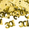 Konfetti Siffra 30 Guld Metallic
