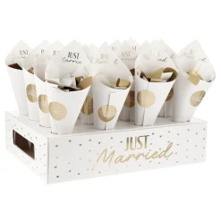 Konfettistrutar Kit Just Married