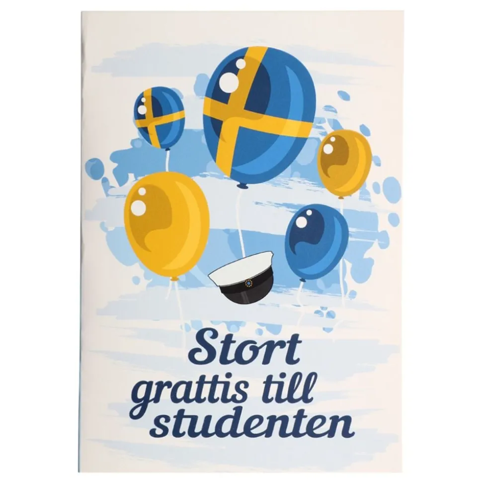 Kort Grattis till Studenten Ballonger