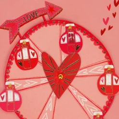 Kort med Kuvert Love Wheel