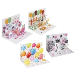 Kort Pop-Up Happy Birthday med Kuvert