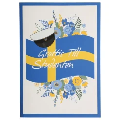 Kort Studenten Svenska Flaggan