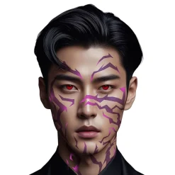 K-pop Ansiktstatuering Demon