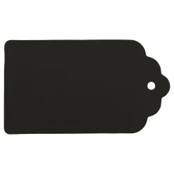 Kraftpapper Etiketter Svart