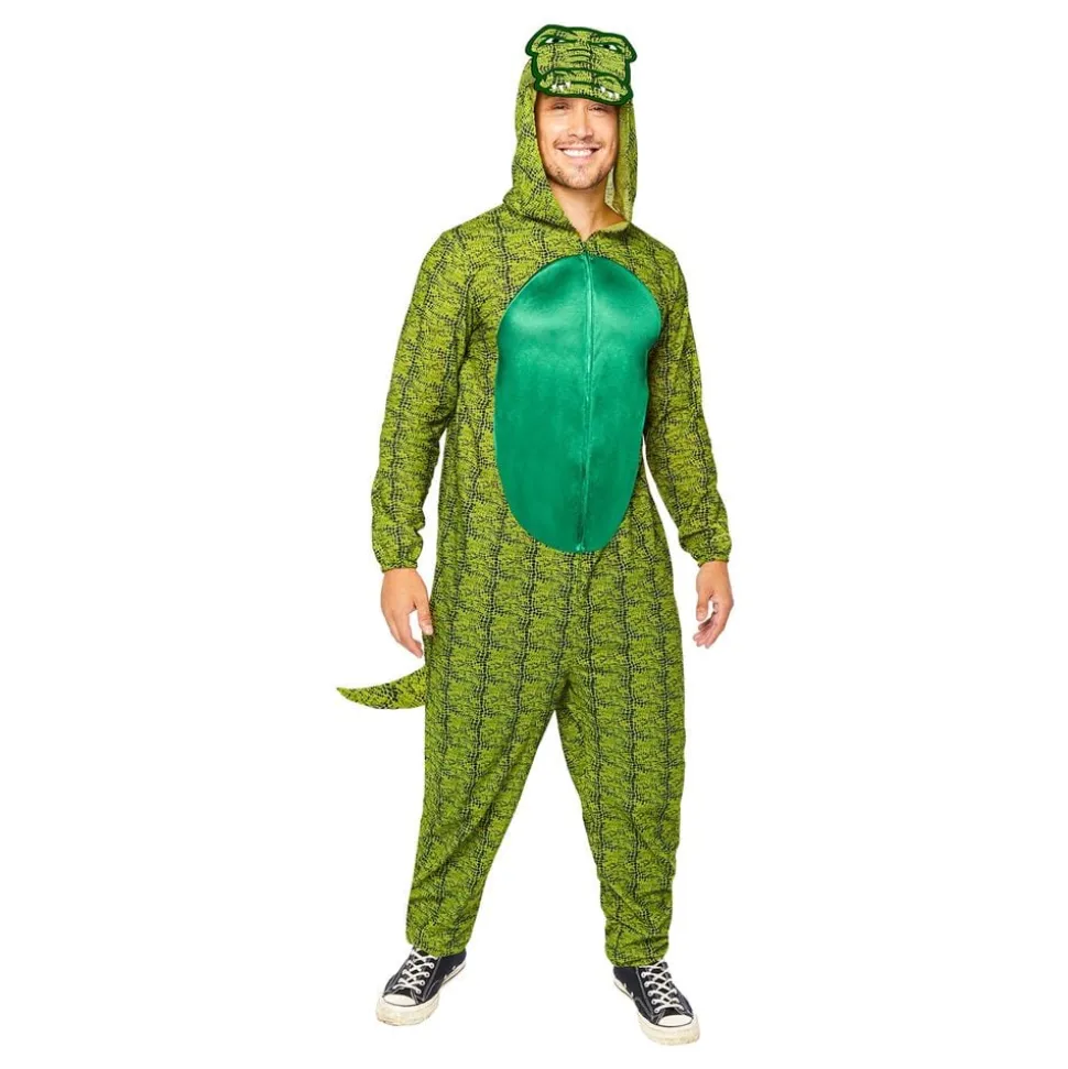 Krokodil Onesie Maskeraddräkt