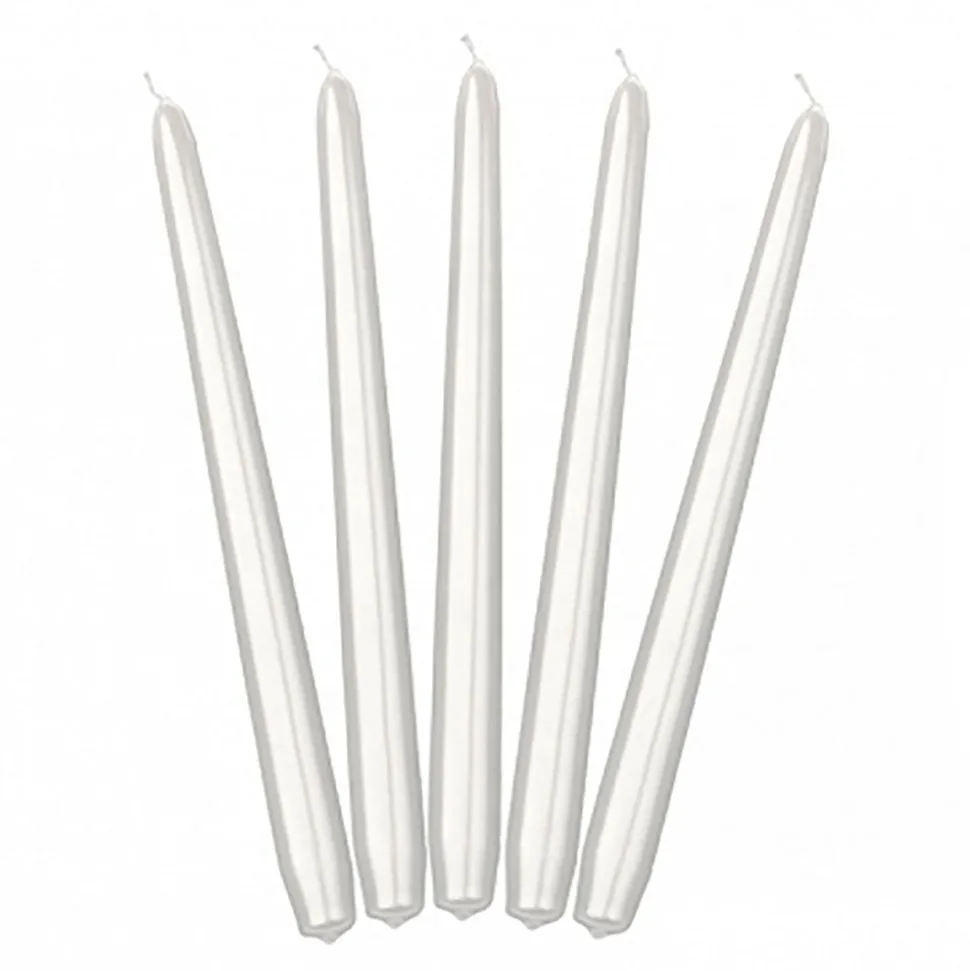 Kronljus Vit Metallic