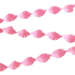 Kräppgirlang Babyrosa