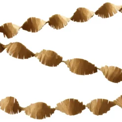 Kräppgirlang Guld