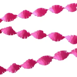 Kräppgirlang Rosa
